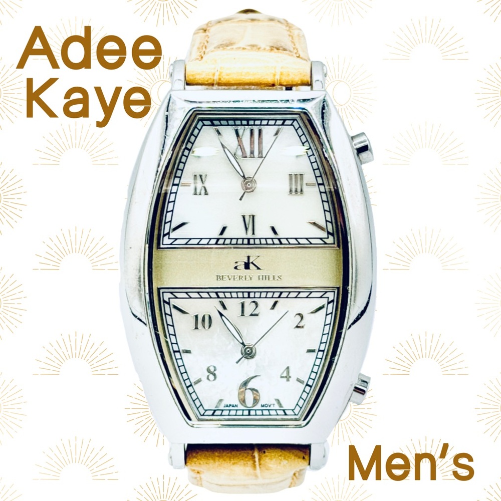 Used Men ’s Adee Kaye Double Face Watch